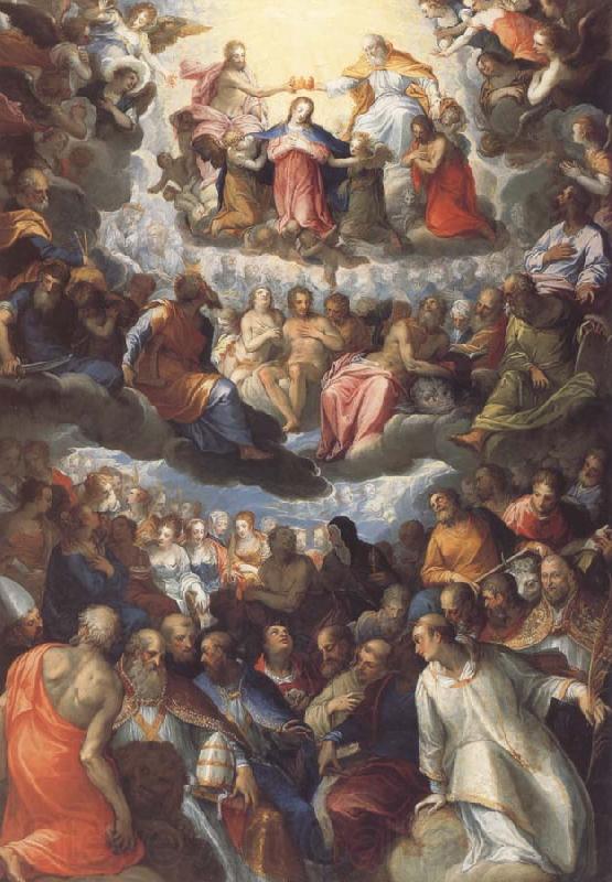 Hans Rottenhammer The Coronation of the Virgin Spain oil painting art